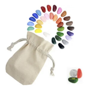 32 Crayons Rocks in Muslin Bag