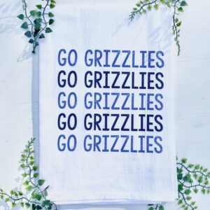 Flour Sack Towel GO GRIZZLIES