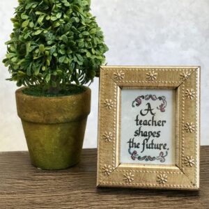 Teacher framed calligraphy More Than Words Gift Shop Germantown Memphis TN