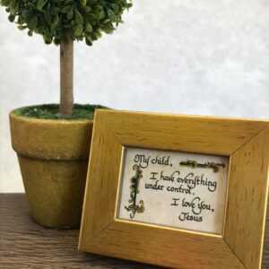 My Child Biblical framed calligraphy from More Than Words Gift Boutique Germantown Memphis TN