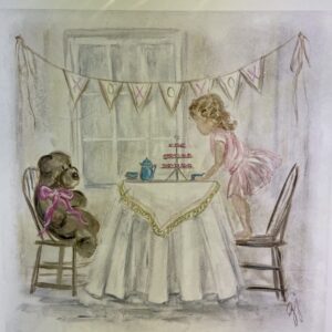 Tea For Two Art Print Georgia Jane Designs