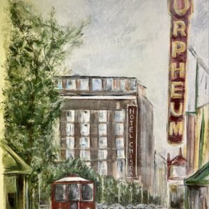 Memphis Orpheum Art Print Georgia Jane Designs