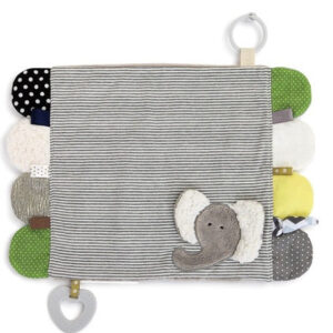 Activity Blankie Baby Toddler Blanket Elephant