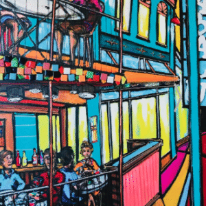 #13 Midtowning In Overton Square Print David Lynch