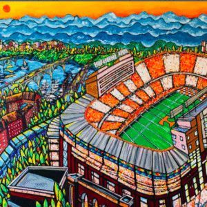 #78 Neyland Stadium UT Print University TN David Lynch