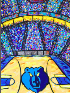 #8 Roaring With The Grizz Print David Lynch