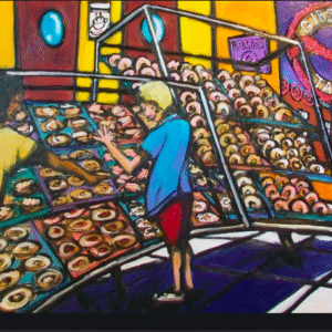 #114 Gibsons Donuts Print David Lynch