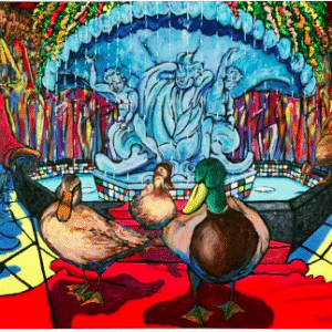 #112 Peabody Ducks Print David Lynch