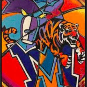 #37 Grrr Tigers Print David Lynch