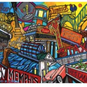 #66 Memphis Bucket List #2 Horizontal Print David Lynch