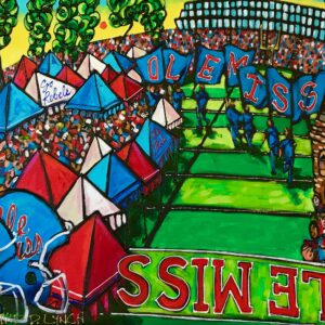 #99 Game Day At Ole Miss Print David Lynch