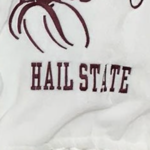 College Blanket Hail State Miss Bulldogs