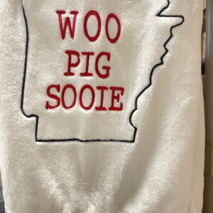 College Blanket Arkansas Woo Pig Sooie